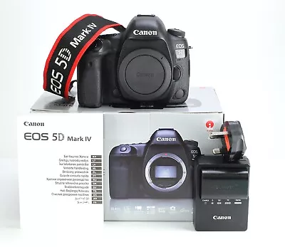 Canon EOS 5D Mark IV DSLR Camera Body Canon Battery & Canon Charger Boxed • £899.99