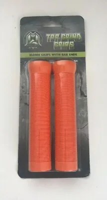 MGP 150mm Grind Grips With Bar Ends / Orange New Free P&P UK Seller • £14.18