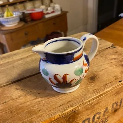 £7.99 • Buy Antique Gaudy Welsh Handpainted Small Jug – Great! –