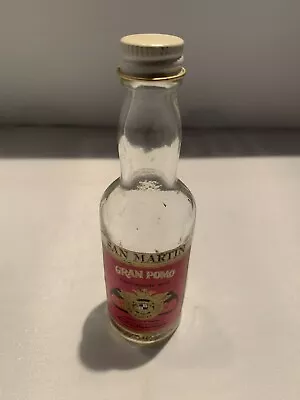 Vintage EMPTY 1/8 Pint SAN MARTIN Gran Pomo Wine   Alcohol 12% By Volume • $14.99