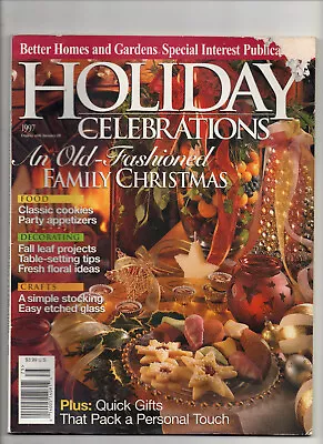 Better Homes And Gardens - Holiday Celebrations Magazine - December 1997 • £3
