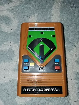 Mattel 2001 Electronic Baseball Game  Handheld Portable Classic Sports • $18.40