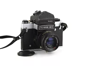 Soviet Camera  KIEV - 6S TTL Lens MC VOLNA - 3 (28/80) PENTACON SIX 6 X 6 • $220