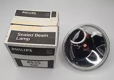 PHILIPS - AUTO SPOT SEALED BEAM LAMP LIGHT 4535 #4535 6 VOLTS 6V - Vintage - NOS • $24.99