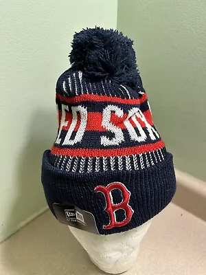 Mlb New Era Boston Red Sox New Era Winter Knit Pom Beanie • $28.99