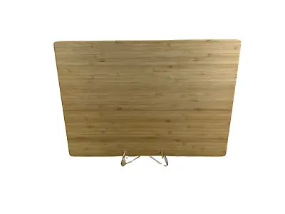 Bamboo Kitchen Cutting Board Wood Chopping Board Serving 13.25x9.25 Single Tone • $12.89