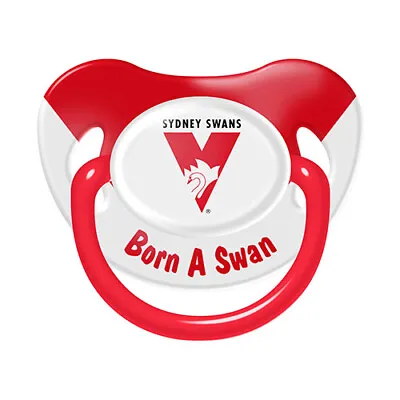 Sydney Swans AFL Infant Baby Dummy Pacifier New Born Baby Shower Gift • £6.17