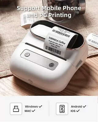 M220 Label Maker Thermal Mobile Printer Portable Sticker Machine Address Lot • $6.50