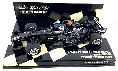 Minichamps 2006 Rubens Barrichello Honda Racing F1 Team RA106 Testing Session • £29.95