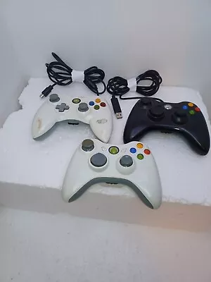 3 Xbox 360 Controllers For Parts Or Repair Only • $8