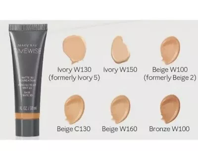Mary Kay TimeWise Luminous 3D Foundation Beige W 100 ~ 12 Hr Weightless Coverage • $23.36