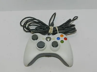 OEM White Wired Microsoft XBOX 360 System Controller Tested Official PC USB • $30.72