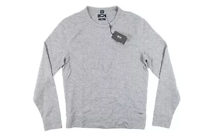 Hugo Boss Skubic 09 Heather Gray Small Slim Fit Sweatshirt Sweater Mens Nwt New • $54.20
