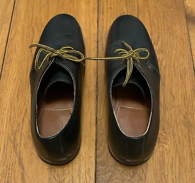 Frank Wright Black Leather Fashionable Shoes • £30