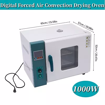 110V 1000W Industrial Drying Oven Lab Industrial Digital Forced Air Convection • $504