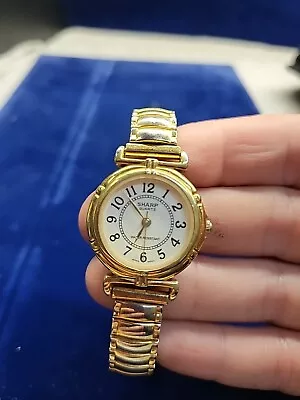 VTG Sharp Quartz Watch Ladies Watch Goldtone • $9.99