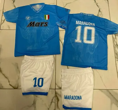 Jersey And Shorts Maradona Naples Mars Scudetto Signature Diego God+Portachia • £35.18