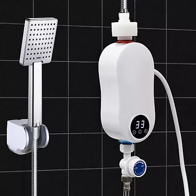 Tankless Water Heater110V 3500W Mini Electric Tankless Instant Hot Water Heater • $66