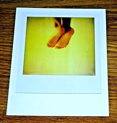 The Impossible Spectrum Project Photo Postcard ~ Feet With Yellow Background • £1.50