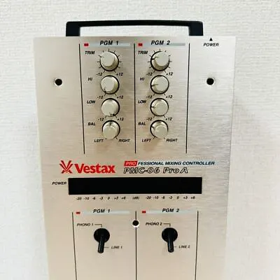 Vestax DJ Mixer PMC-06 Pro A Turntable Record Mixing Controller Vintage JP Japan • $631.50