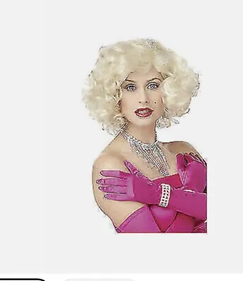 Marilyn Monroe Movie Star Halloween Costume Wig Blonde • $18