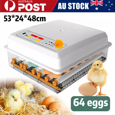 🐣24 Egg Incubator Fully Automatic Digital Turning Chicken Duck Eggs Poultry • $27.99