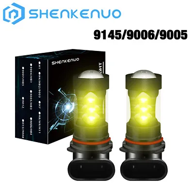 9005 HB3 LED High Low Beam Headlight Kit 8000LM Light Bulbs 3000K Yellow • $17.38