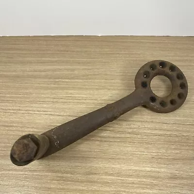 Vintage Farm Equipment Hand Crank Handle Metal 12” • $19.99