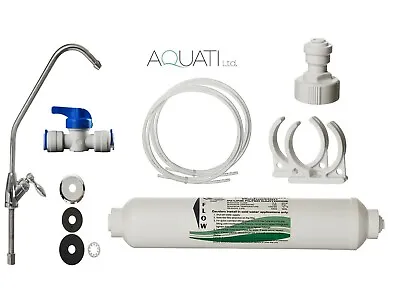 Aquati Premium Compact Tap Drinking Water Filter Set Faucet & Accessories • £27.95