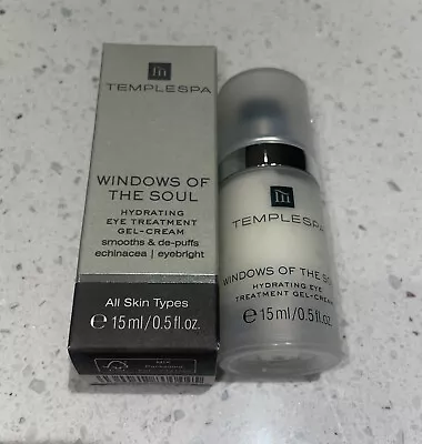 £19.99 • Buy TEMPLE SPA WINDOWS OF THE SOUL EYE GEL-CREAM 15ml BNIB