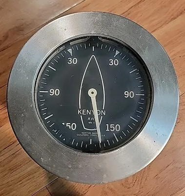 Kenyon Marine Boat Apparent Wind Indicator Gauge AWI Yacht Sail Sailing  • $39.99