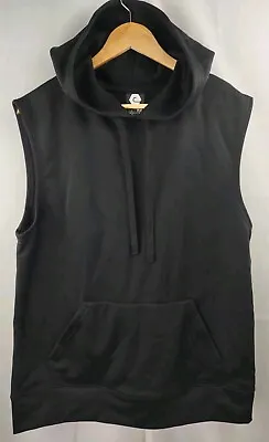 NWOT Mens EG-PRO Performance Gear Sleeveless Hoodie Size Medium Black • $21.50