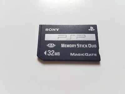 Sony PSP 32MB Memory Stick Duo Card. Free Ship • $9.98