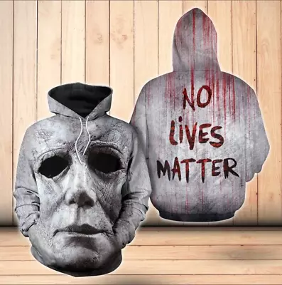 Michael Myers Face 3D HOODIE Halloween Gift Best Price Christmas Gift Us Size • $18.99