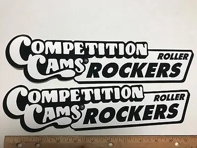 Competition Cams Roller Rockers Drag Racing Contingency Decal Stickers NOS Lot • $14.95