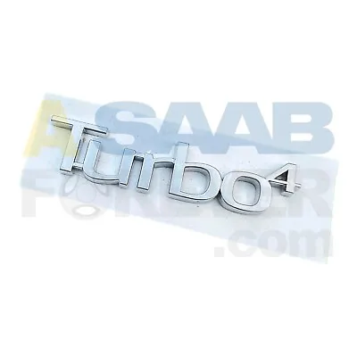 Saab 9-5 9-3 Turbo 4 Rear Emblem Badge New Genuine Oem Reproduction 12841795 • $35.99