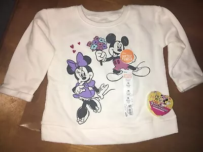 18 Month Jumping Bean Minnie Mouse Mickey Sweatshirt Shirt + Disney Magic Towel • $13.99