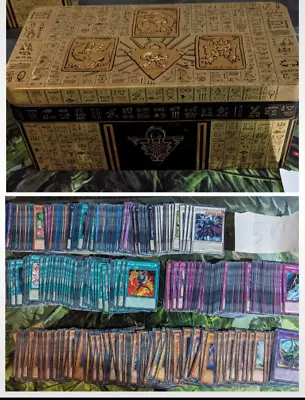 Yu Gi Oh Trading Cards In Tin Of The Pharaohs God's Comes With Over 350 Cards • £10