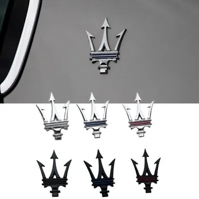 Car Fender Side Sticker Window Emblem Rear Badge For Maserati Levante Ghibli GT • $39.20