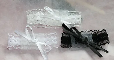 Elasticated Lacy Wrist Corsage Bracelet For Diy Corsages 3 X Wrist Sizes Colours • £3