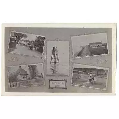 CANVEY ISLAND Multiview RP Postcard Posted 1931 Lobster Smack Inn Lighthouse • £6.99