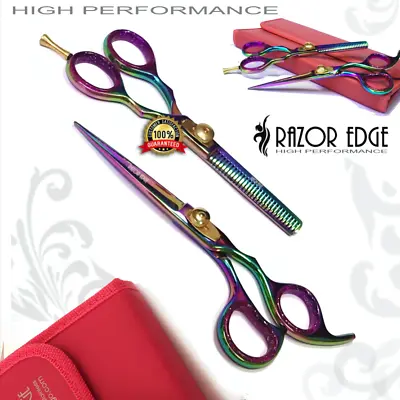 £1.99 • Buy Professional Hairdressing Cutting Scissors Thinning Shears Barber Salon Spa 