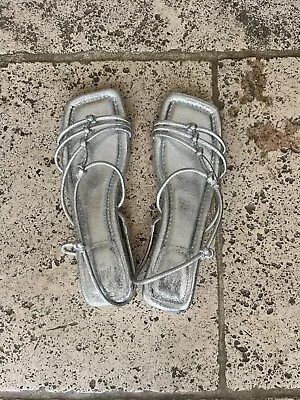 H&M Silver Sandals Size 5 • £5.99