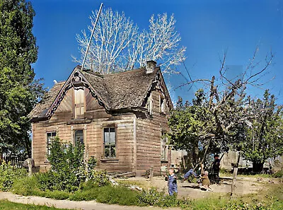 1940 Old Mormon House At Tropic Utah 11 X 14  Photo Print • $16.96