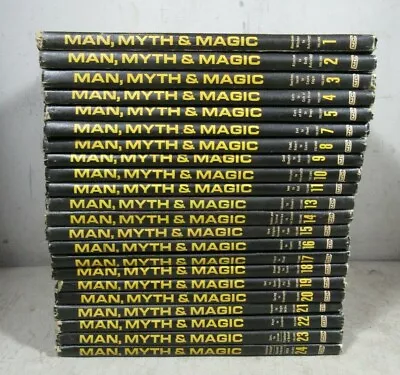 Vintage 1970 Man Myth & Magic Book Set 22 Of 24 Books Illustrated Supernatural  • $375