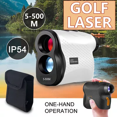 Golf Laser Range Finder Hunting Rangefinder Flagpole Distance Height Speed 500m • $74.99