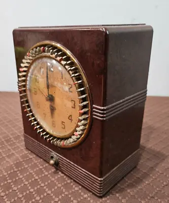 Retro General Electric 8B52 VOYAGEUR Bakelite Household Timer Clock  AS/IS • $38.25