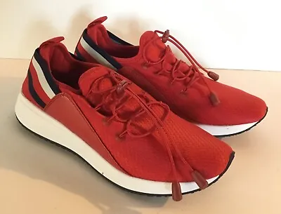 TOMMY HILFIGER  TWREID Womens Red Sneaker Size 8.5 M US Ultralight 507 0521 • $29.99