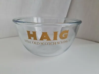 HAIG Fine Old Scotch Whisky Pyrex Glass Bowl 16 Cm Advertising  • £5.99