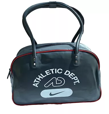 New Vintage NIKE HERITAGE SI Medium Shoulder GYM CLUB Bag Holdall BA4269 Grey • $137.43